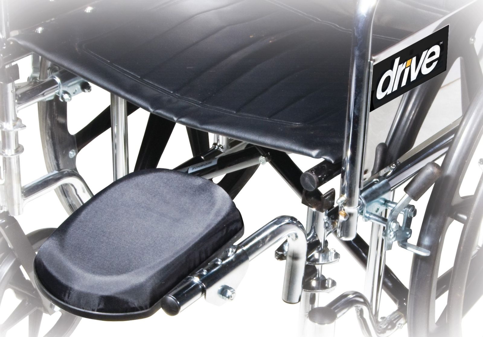 Drive Medical Blue Streak Wheelchair with Flip Back Desk Arms Picture